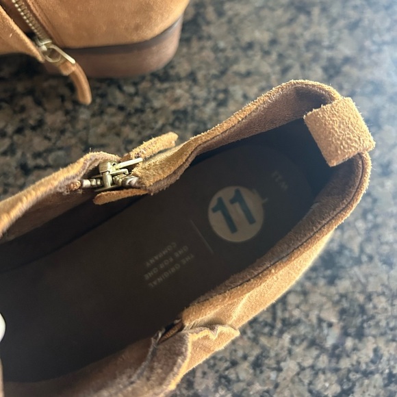 TOMS Womens Deia Casual Suede Booties- Caramel Brown/ Size 11 - Picture 11 of 13